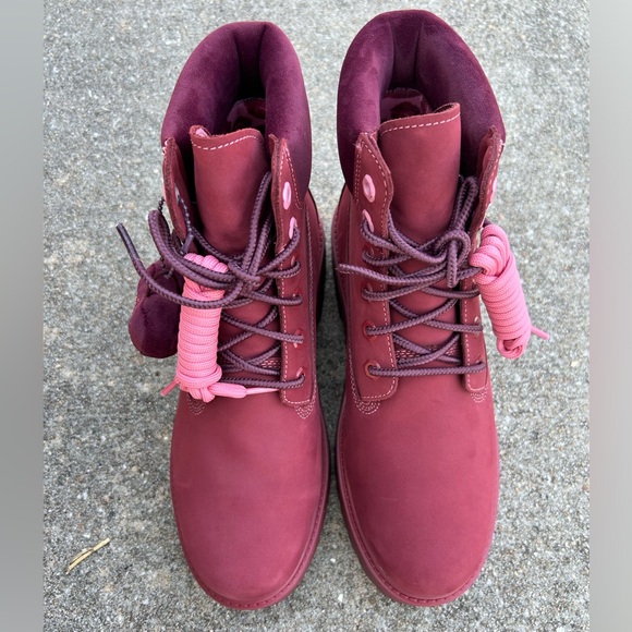 TIMBERLAND STONE STREET 6 INCH WATERPROOF PLATFORM BOOTS women’s sz 10 - Picture 14 of 15